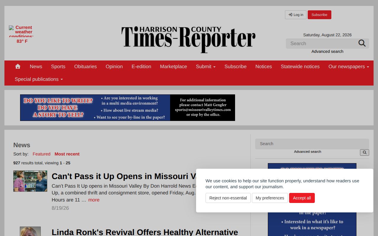 Harrison County crime news and arrest coverage section